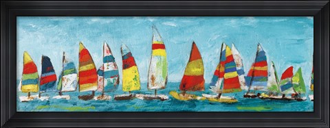 Framed Sailing Away Print