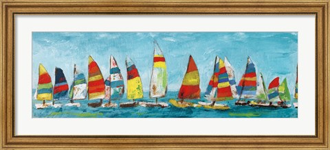 Framed Sailing Away Print
