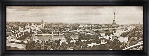 Framed Paris Panorama Print