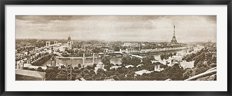 Framed Paris Panorama Print