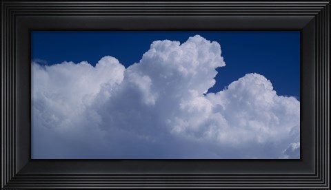 Framed Cumulus Clouds Against a Dark Sky Print