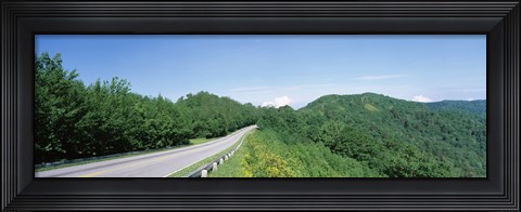 Framed Newfound Gap road, Great Smoky Mountains National Park, Tennessee Print