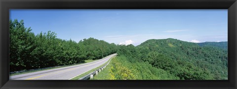 Framed Newfound Gap road, Great Smoky Mountains National Park, Tennessee Print