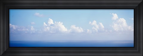 Framed Clouds over the sea, Virgin Gorda, British Virgin Islands Print