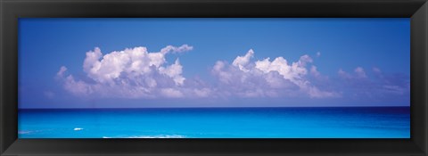 Framed Sea View, Cancun Mexico Print