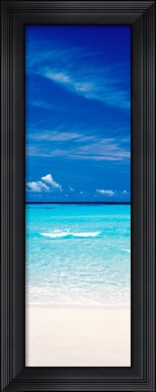 Framed Hateno Beach Okinawa Kume Isl Japan Print