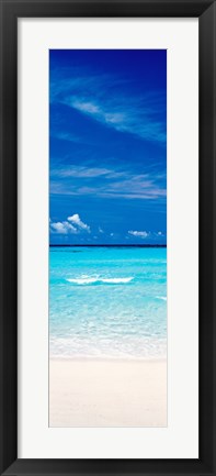 Framed Hateno Beach Okinawa Kume Isl Japan Print