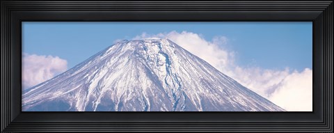 Framed Snow Capped Mt Fuji Yamanashi Japan Print