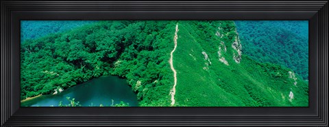 Framed Yashga-Ike Nagano Japan Print