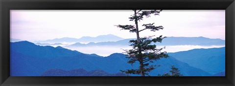 Framed Mountain range, Norikura Gifu Japan Print