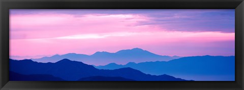 Framed Sunset, Norikura Gifu Japan Print