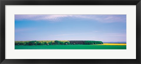 Framed Fin Island Denmark Print