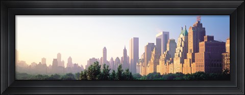 Framed Day skyline New York NY USA Print