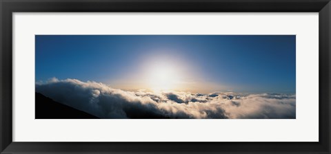 Framed Norikura at sunrise Gifu Japan Print