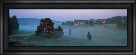 Framed Vada Church Brottby Vada Sjokullar Uppland Sweden Print