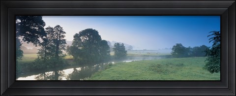 Framed Taw River near Barnstaple N Devon England Print