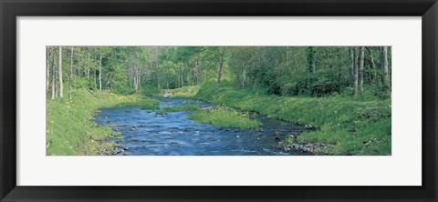 Framed Nagase River Bandai Kogen Fukushima Japan Print