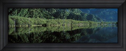 Framed Taishou-Ike Kamikouchi Nagano Japan Print