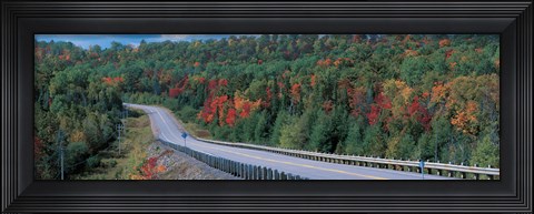 Framed Country road Ontario Canada Print