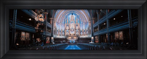 Framed Notre-Dame Basilica Montreal Quebec Canada Print