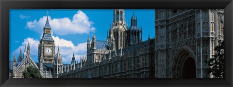 Framed Victoria Tower &amp; Big Ben London England Print