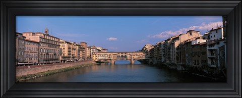 Framed Vecchio Bridge Florence Italy Print