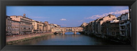 Framed Vecchio Bridge Florence Italy Print