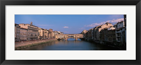 Framed Vecchio Bridge Florence Italy Print