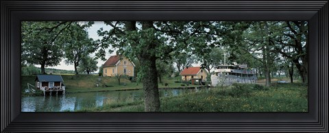 Framed Gota Canal Ruda, Stergotland Sweden Print
