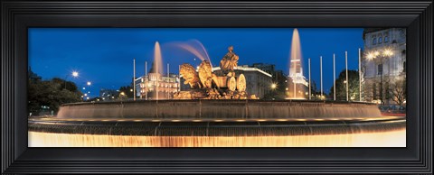 Framed Madrid Spain Print