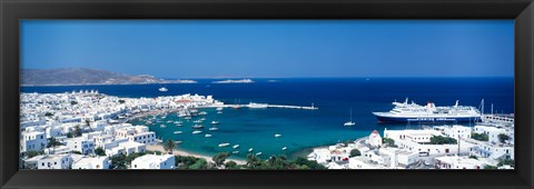 Framed Mykonos Island Greece Print