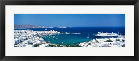 Framed Mykonos Island Greece Print