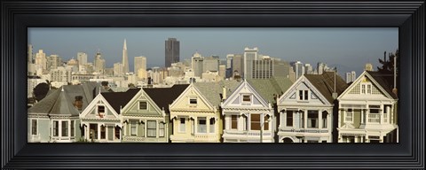 Framed Buildings in a city, San Francisco, San Francisco County, California, USA Print
