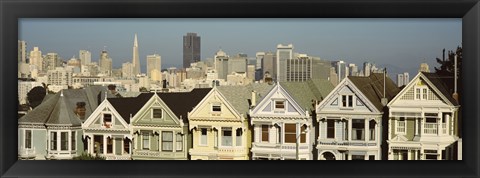 Framed Buildings in a city, San Francisco, San Francisco County, California, USA Print