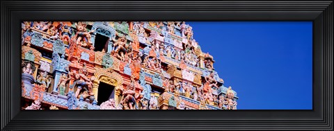 Framed Low angle view of a temple, Tiruchirapalli, Tamil Nadu, India Print