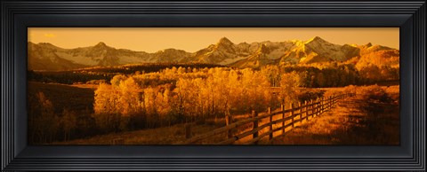Framed Dallas Divide, San Juan Mountains, Colorado (sepia) Print