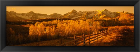 Framed Dallas Divide, San Juan Mountains, Colorado (sepia) Print