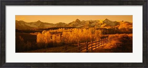 Framed Dallas Divide, San Juan Mountains, Colorado (sepia) Print