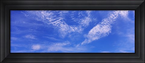Framed Low angle view of cirrocumulus clouds in the sky Print