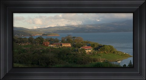 Framed High angle view of houses in a village, Guanacaste, Costa Rica Print