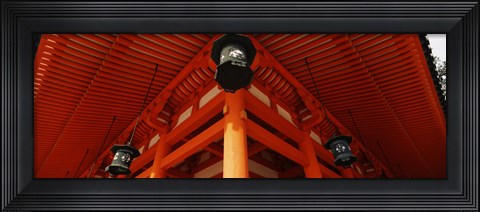 Framed Heian Jingu Shrine, Kyoto, Kyoto Prefecture, Kinki Region, Honshu, Japan Print