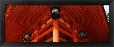 Framed Heian Jingu Shrine, Kyoto, Kyoto Prefecture, Kinki Region, Honshu, Japan Print