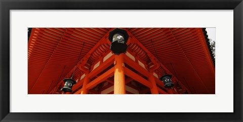 Framed Heian Jingu Shrine, Kyoto, Kyoto Prefecture, Kinki Region, Honshu, Japan Print