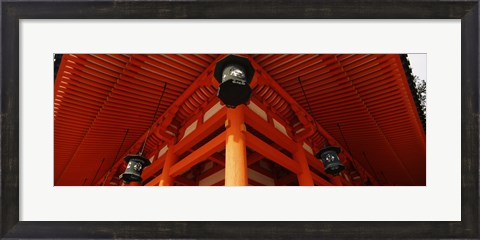 Framed Heian Jingu Shrine, Kyoto, Kyoto Prefecture, Kinki Region, Honshu, Japan Print