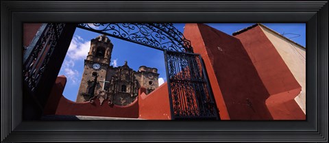 Framed Gate Leading to La Valenciana Church, Guanajuato, Mexico Print