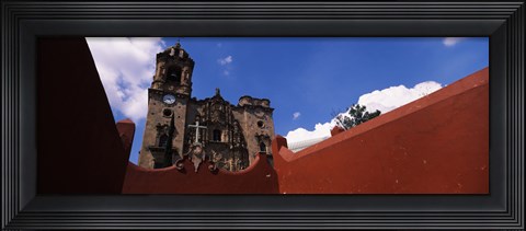 Framed Low angle view of a church, La Valenciana Church, Guanajuato, Mexico Print