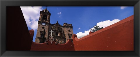 Framed Low angle view of a church, La Valenciana Church, Guanajuato, Mexico Print