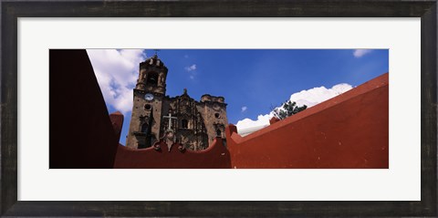 Framed Low angle view of a church, La Valenciana Church, Guanajuato, Mexico Print