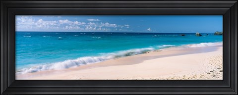 Framed Waves on the beach, Warwick Long Bay, South Shore Park, Bermuda Print