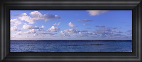 Framed Clouds over the sea, Anguilla Print